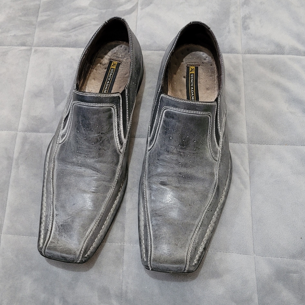 Stacy Adams Gray Leather Shoes